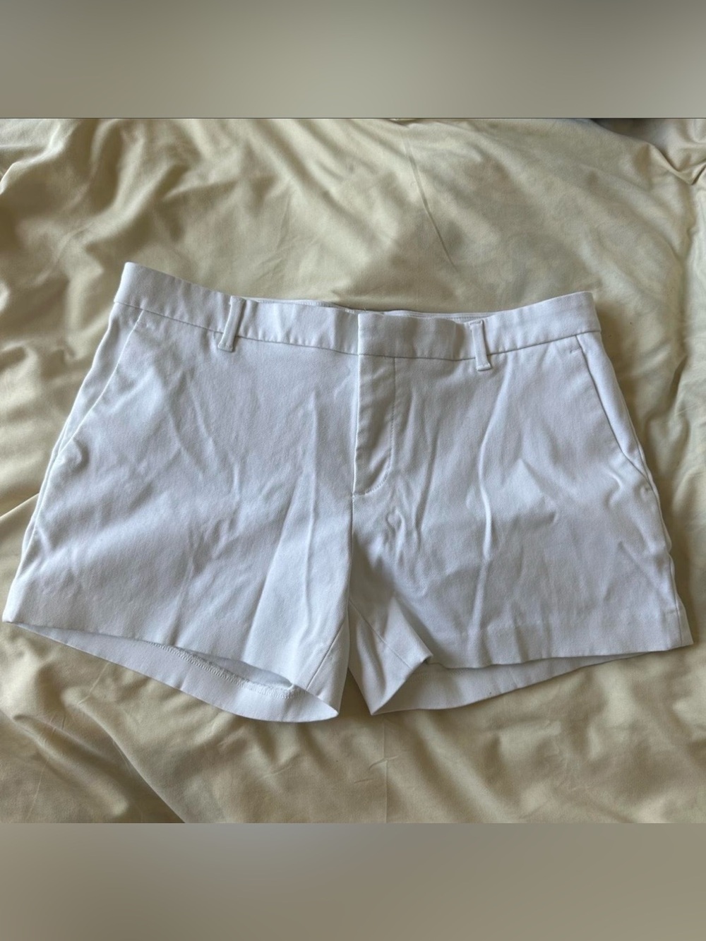 Classic Women's White Tailored Shorts